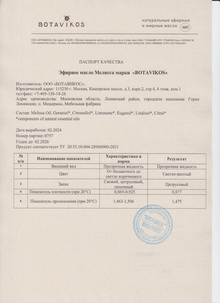 Паспорт №022024